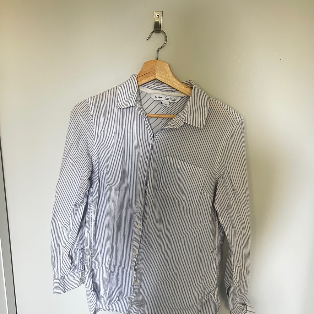 Blue Classic Button Down Shirt